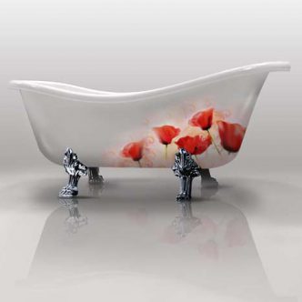gruppo-treesse-custom-bathtub-epoca-papaveri
